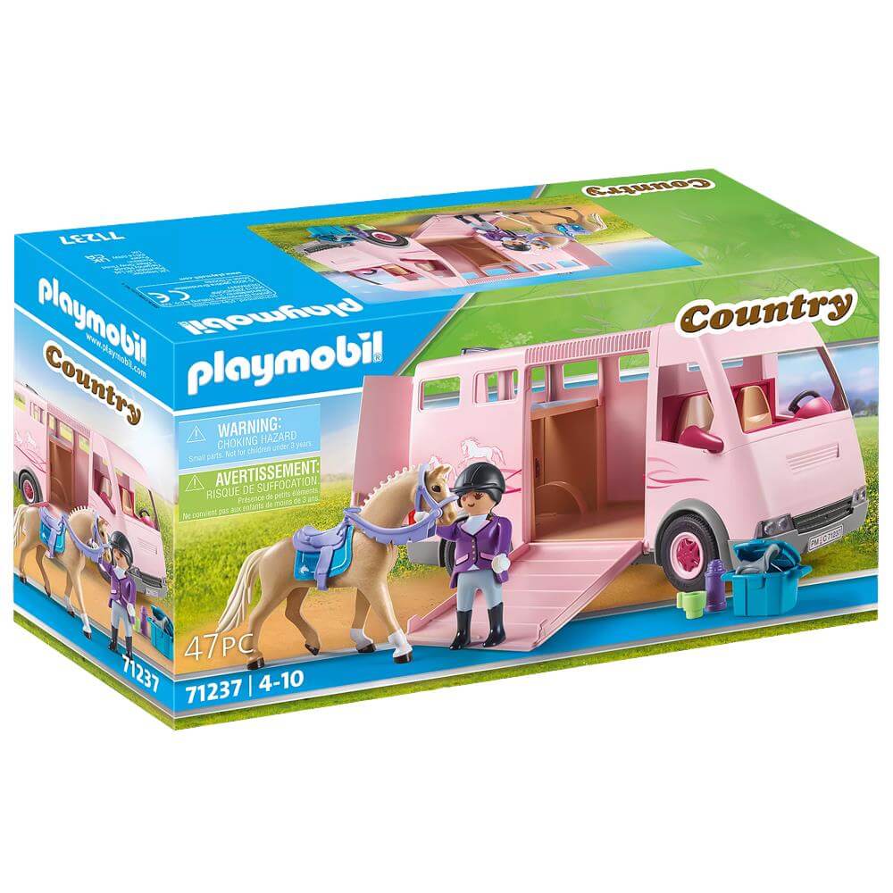 Playmobil Horse Transporter with Trainer 71237